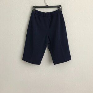 Susan Graver LK Fushion Pull On Walking Shorts - Navy (Sz XXSP) a486666